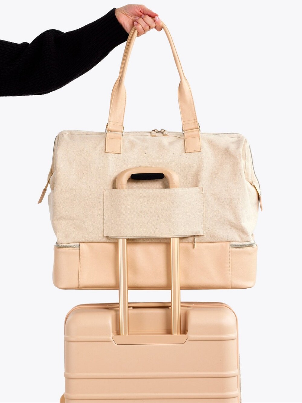NWT Beis The Weekender | Beige | Carry-on Travel Bag - Picture 6 of 11